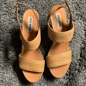 Steve Madden wedges- worn once